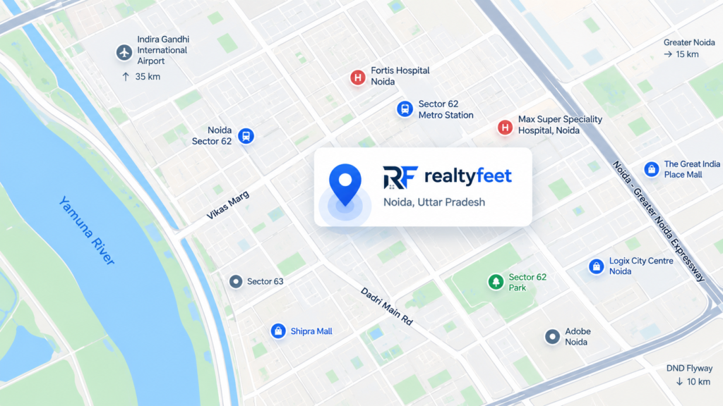RealtyFeet office location map