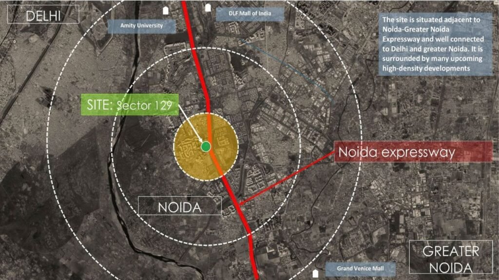 Arqis Mall Noida Location Map