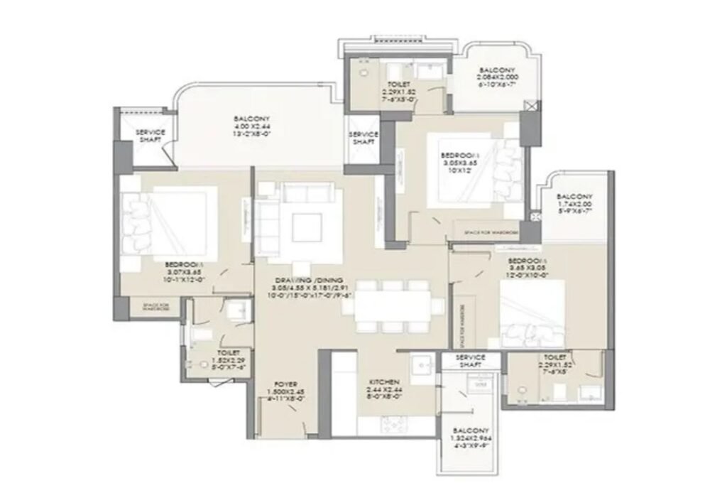 Gaur Alaris Floor Plan